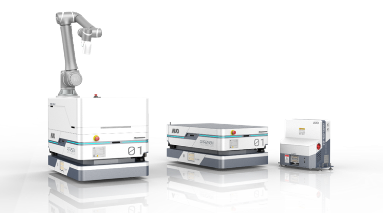 NLC电子數位開發的自主式移動機器人（AMR250M），搭配全向輪並結合AI演算法、2D LiDAR、3D攝影機等技術，協助客戶實現產線全自動化